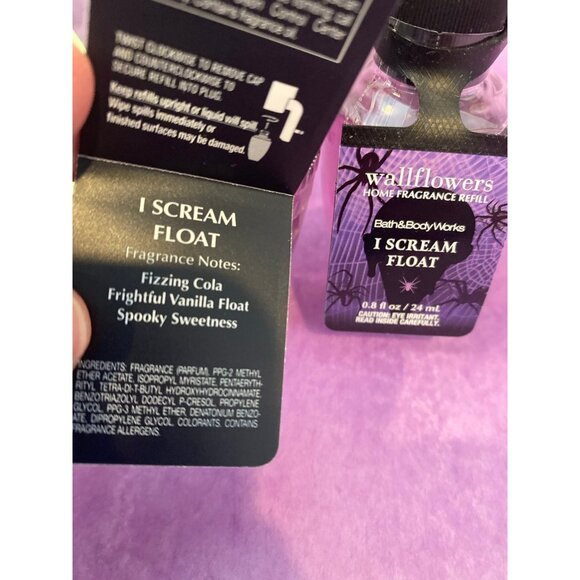 Bath & Body Works Halloween “I Scream Float” 2 New Wallflowers - Picture 3 of 5